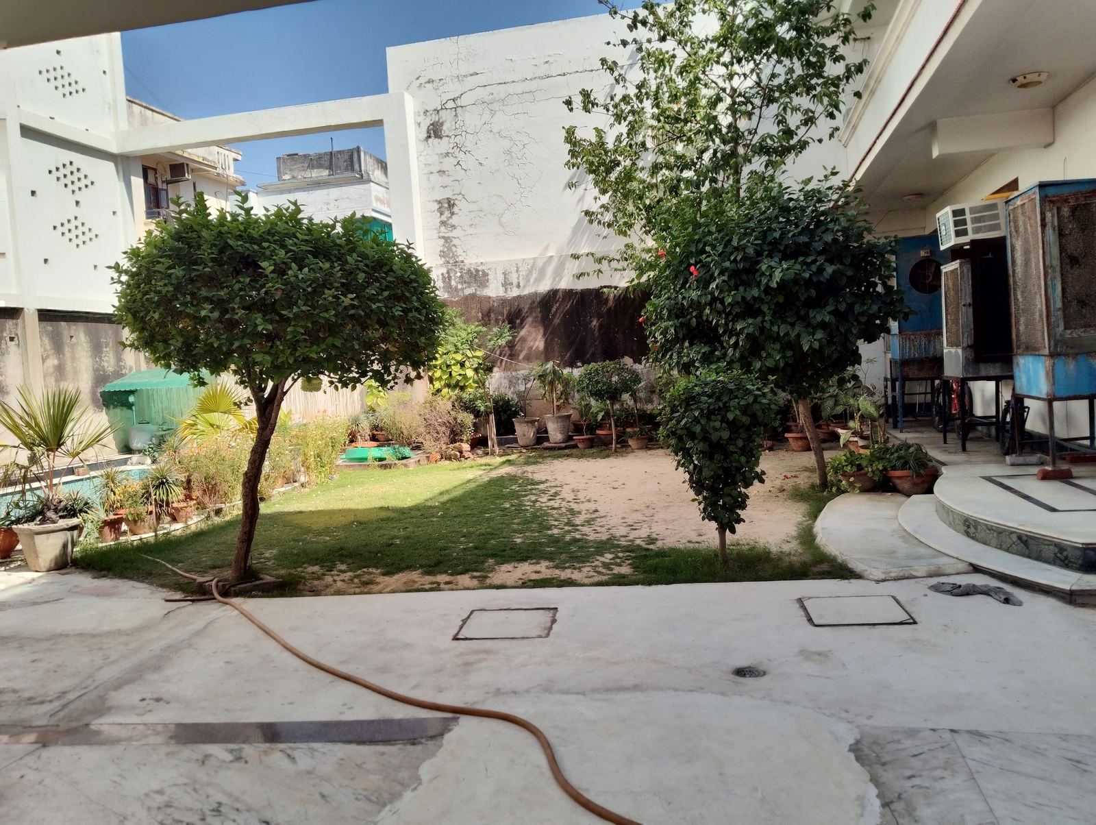 Prakriti school campus garden pathway
