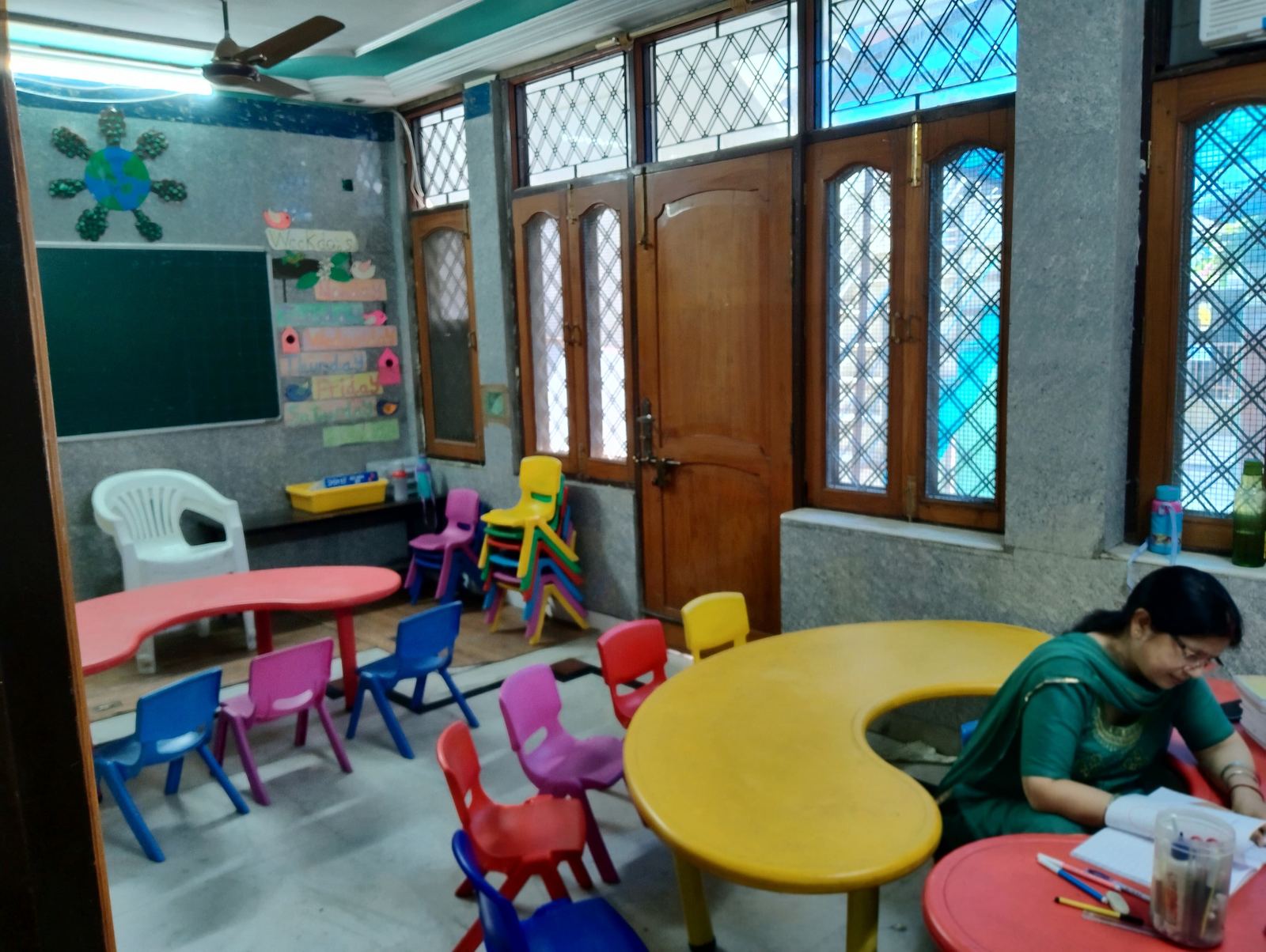 Prakriti classroom reading corner, another angle